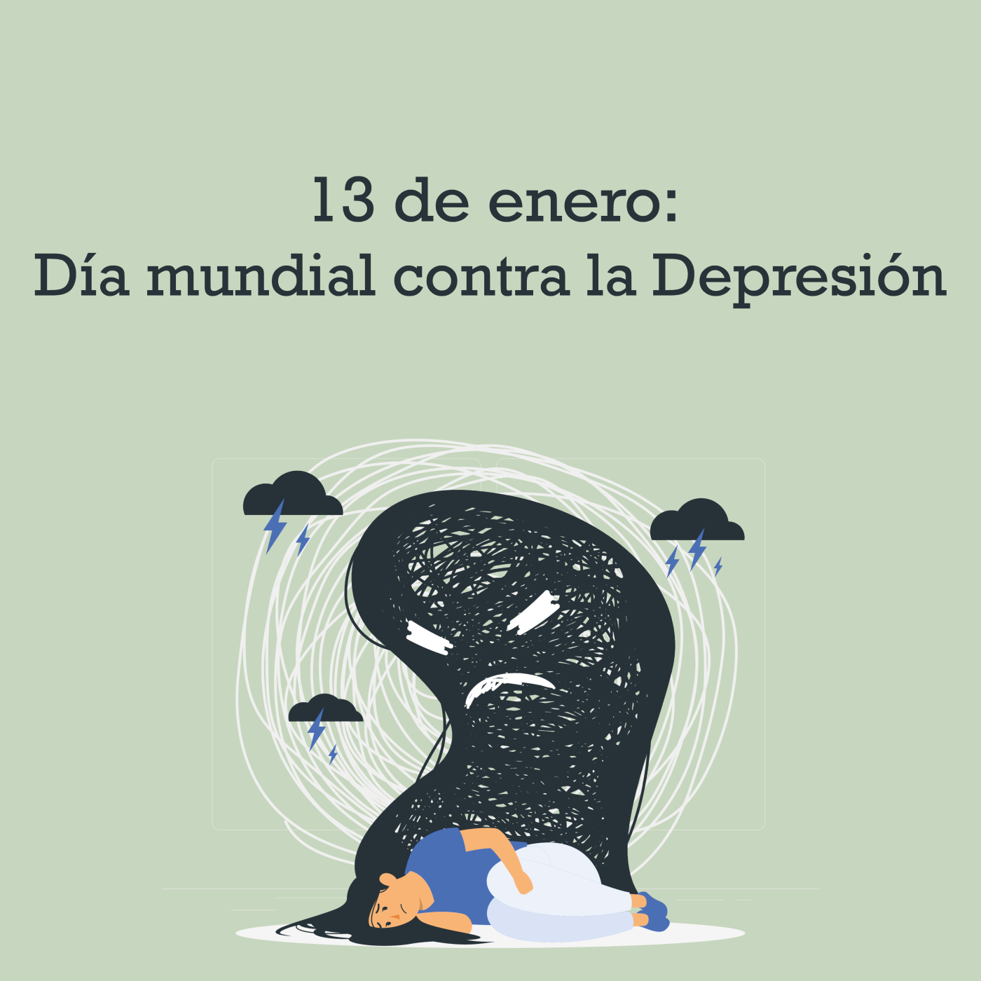 13 de enero: Día Mundial contra la Depresión